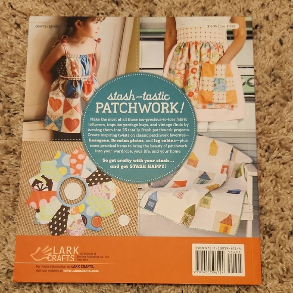 Patchwork Book - Green and Orange - Picture 2 of 7